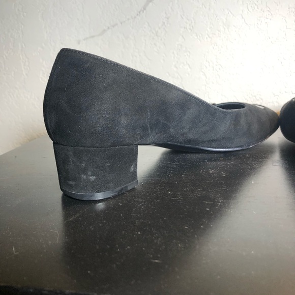 Salvatore Ferragamo Womens Small Heel Pump Suede - Picture 7 of 8